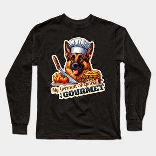 German Shepherd  Chef Long Sleeve T-Shirt